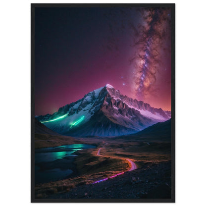 Premium Matte Paper Wooden Framed Poster