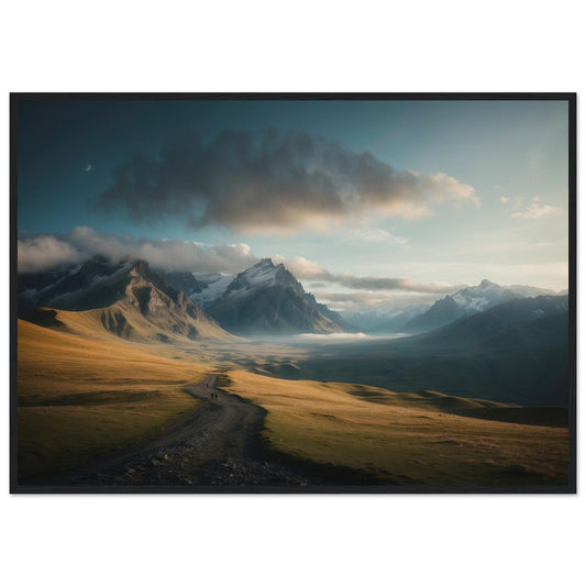 Premium Matte Paper Wooden Framed Poster