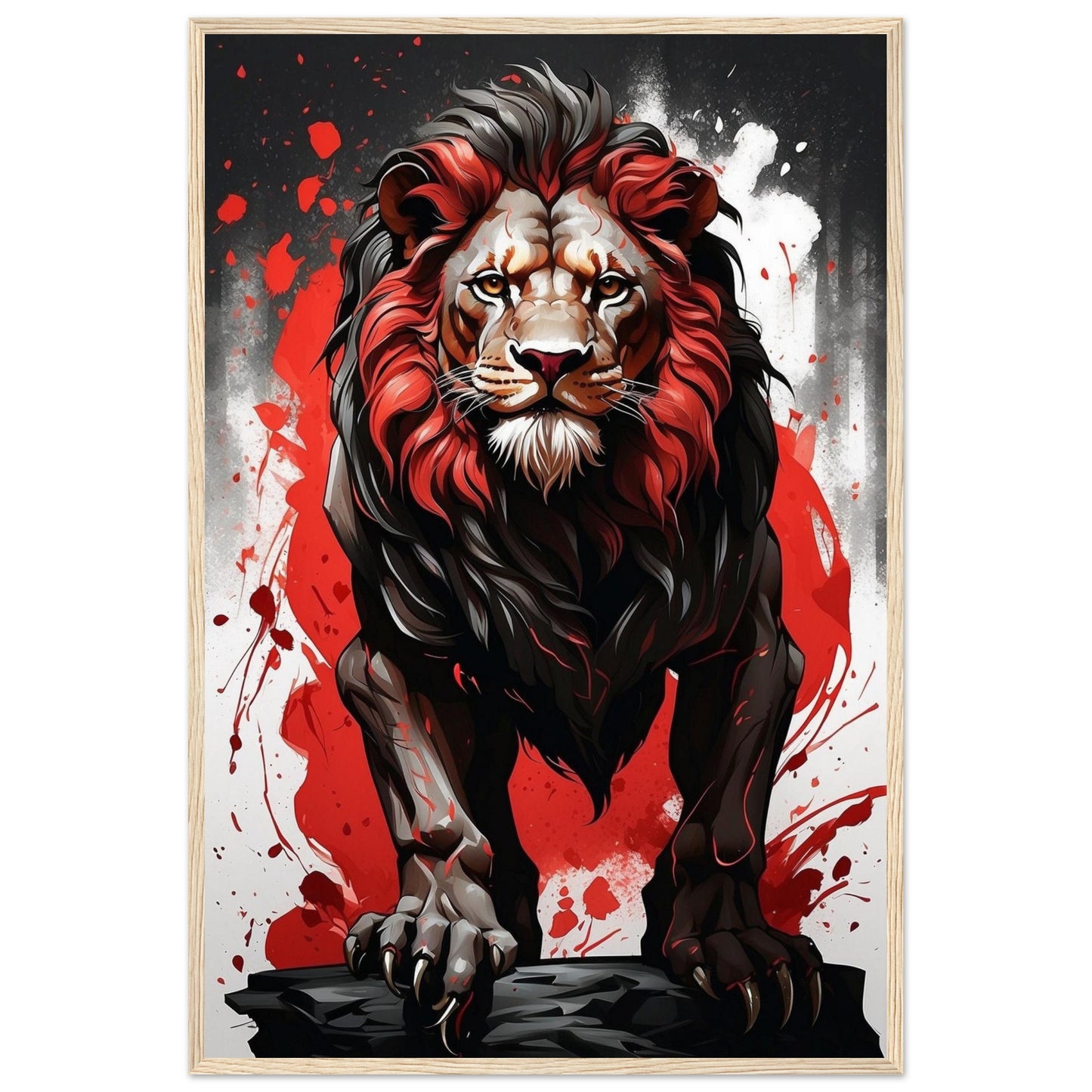 Premium Matte Paper Wooden Framed Poster