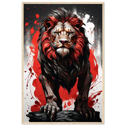 Premium Matte Paper Wooden Framed Poster
