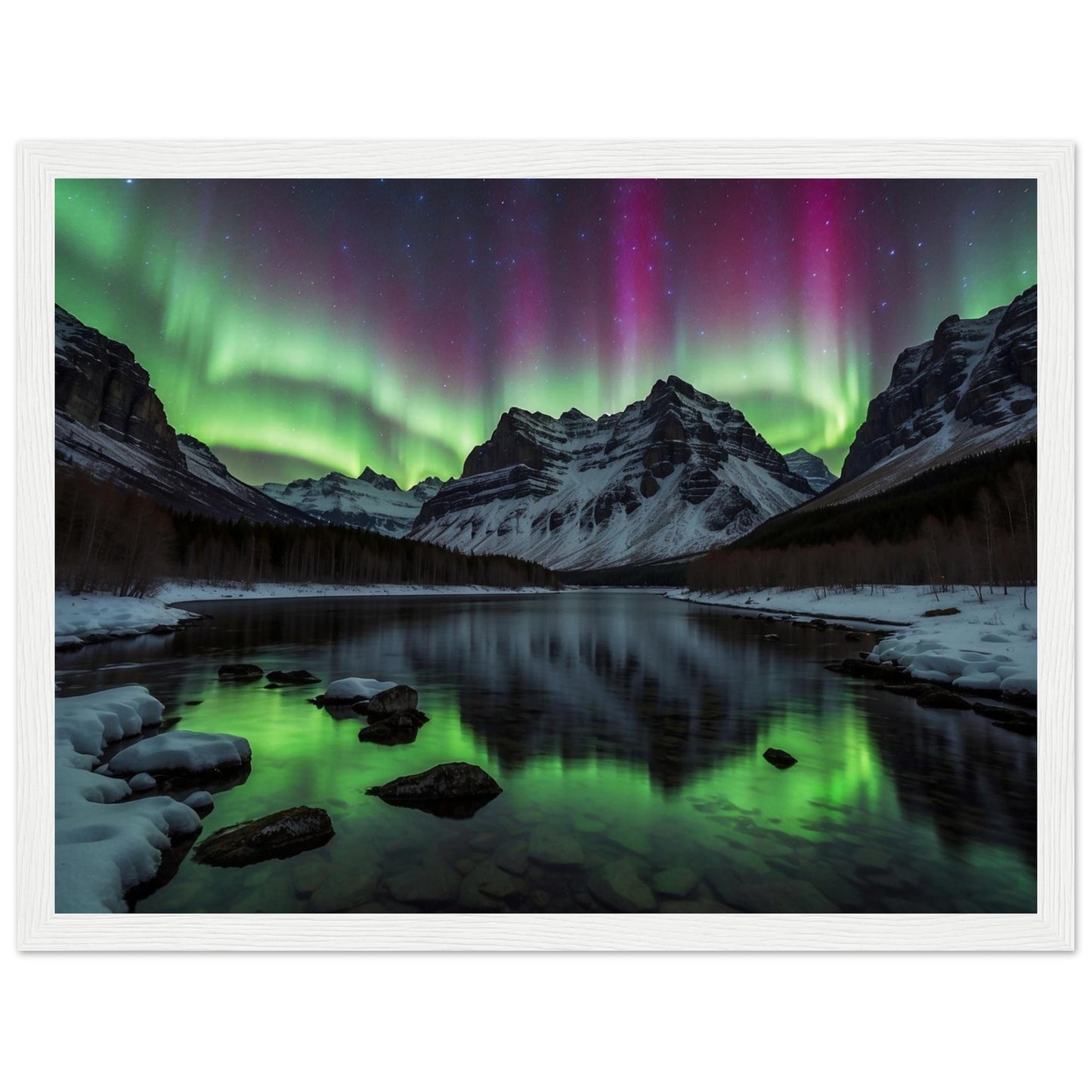 Premium Matte Paper Wooden Framed Poster