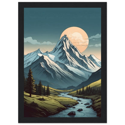Premium Matte Paper Wooden Framed Poster