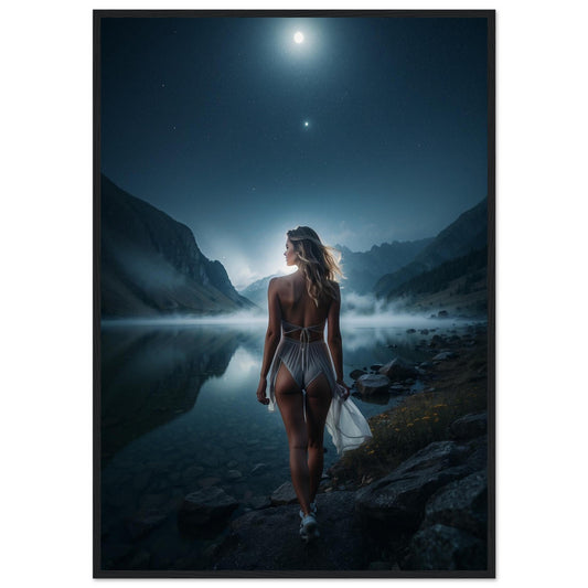 Premium Matte Paper Wooden Framed Poster