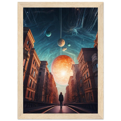 Premium Matte Paper Wooden Framed Poster