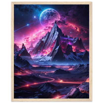 Premium Matte Paper Wooden Framed Poster