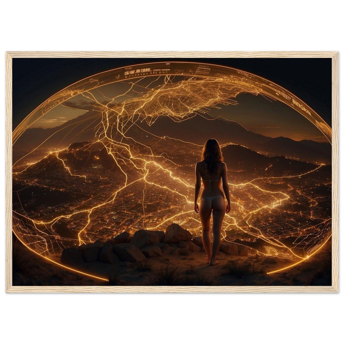 Premium Matte Paper Wooden Framed Poster
