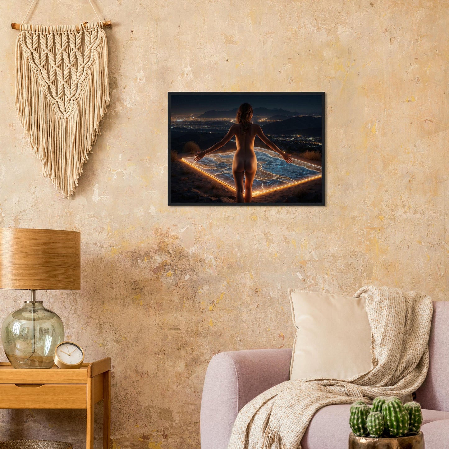 Premium Matte Paper Wooden Framed Poster