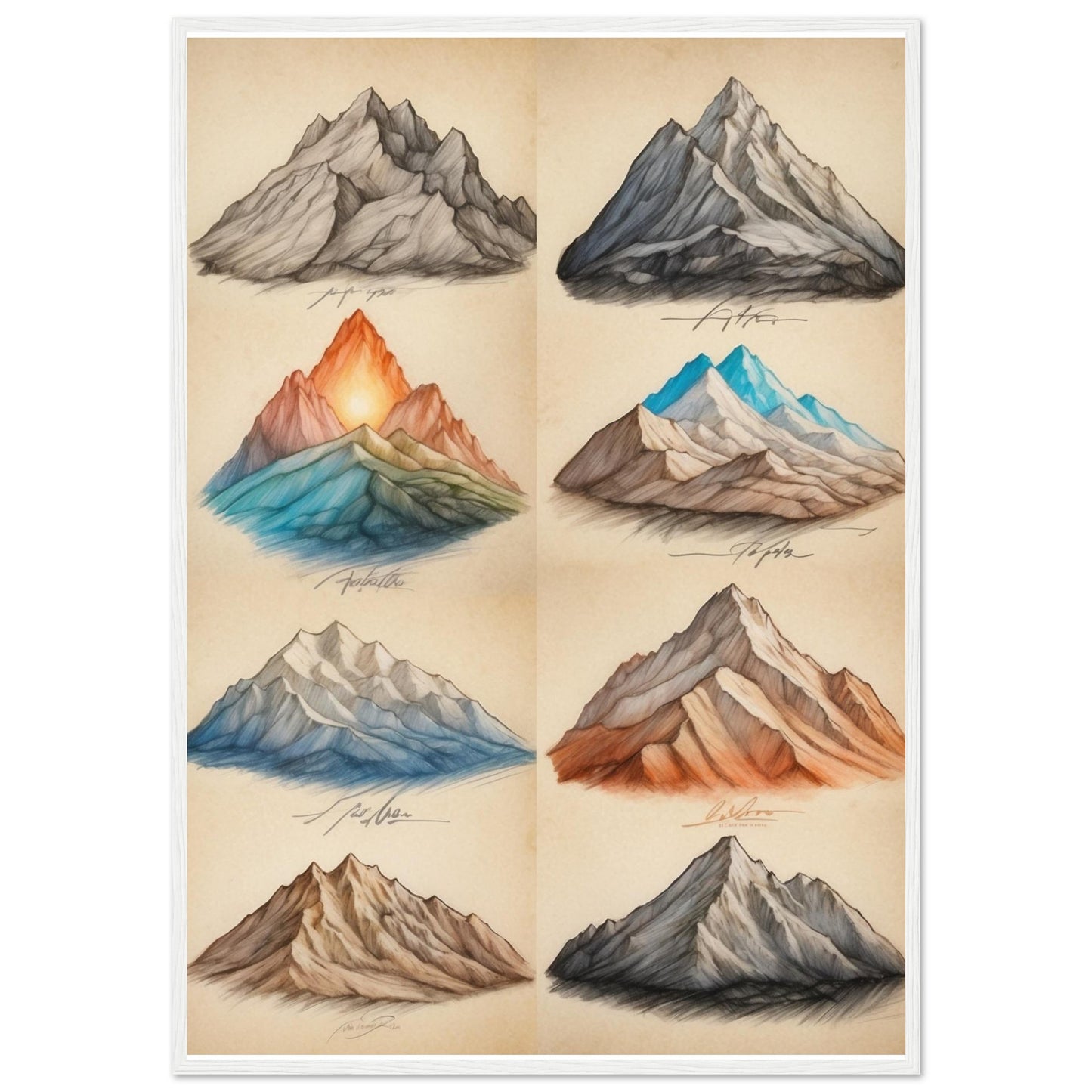 Premium Matte Paper Wooden Framed Poster