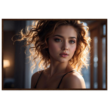 Premium Matte Paper Wooden Framed Poster
