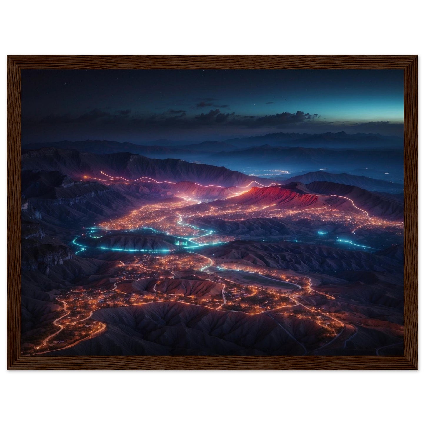 Premium Matte Paper Wooden Framed Poster