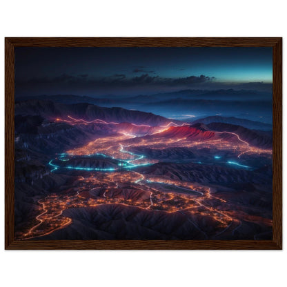 Premium Matte Paper Wooden Framed Poster