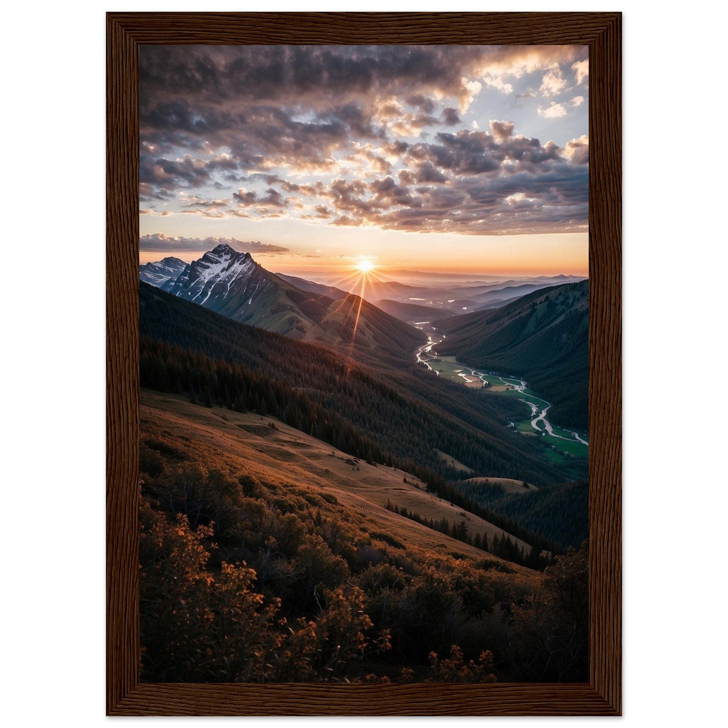 Premium Matte Paper Wooden Framed Poster