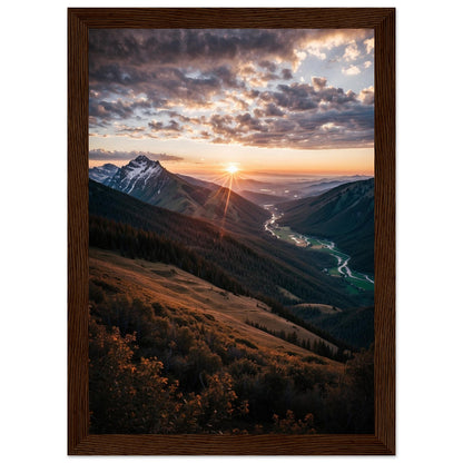 Premium Matte Paper Wooden Framed Poster