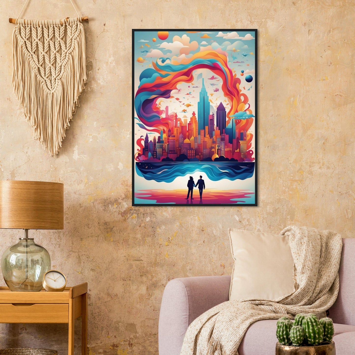 Premium Matte Paper Wooden Framed Poster