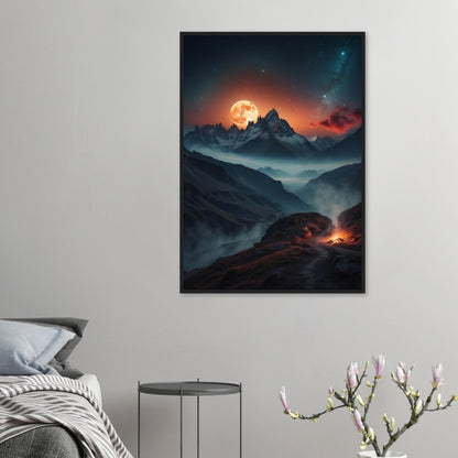 Premium Matte Paper Wooden Framed Poster