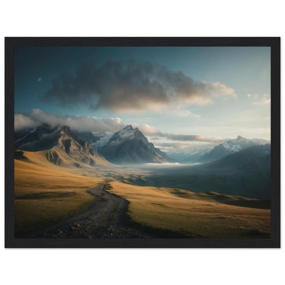 Premium Matte Paper Wooden Framed Poster