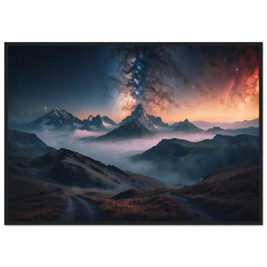Premium Matte Paper Wooden Framed Poster