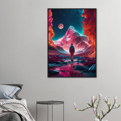 Premium Matte Paper Wooden Framed Poster