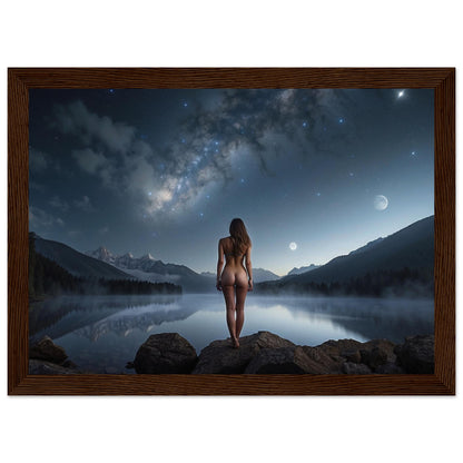 Premium Matte Paper Wooden Framed Poster
