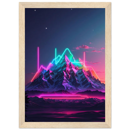 Premium Matte Paper Wooden Framed Poster