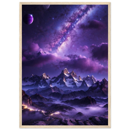 Premium Matte Paper Wooden Framed Poster