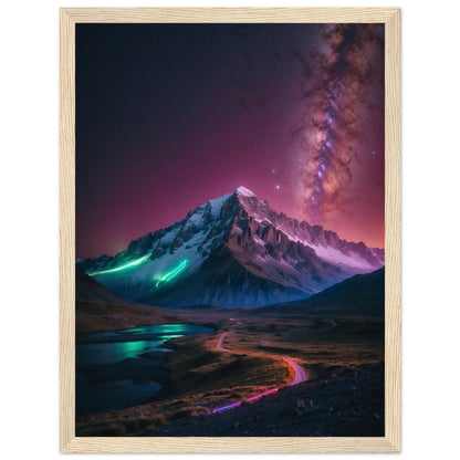 Premium Matte Paper Wooden Framed Poster