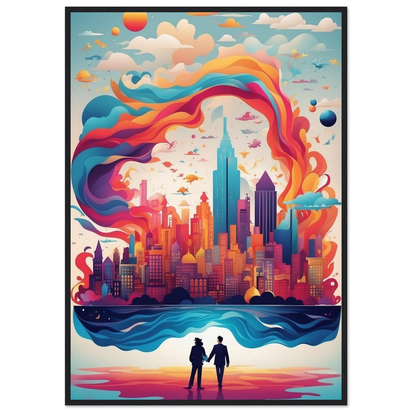 Premium Matte Paper Wooden Framed Poster