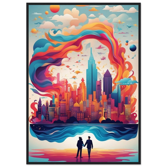Premium Matte Paper Wooden Framed Poster