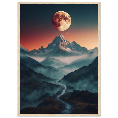 Premium Matte Paper Wooden Framed Poster