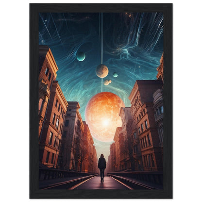 Premium Matte Paper Wooden Framed Poster
