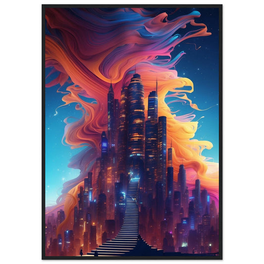 Premium Matte Paper Wooden Framed Poster