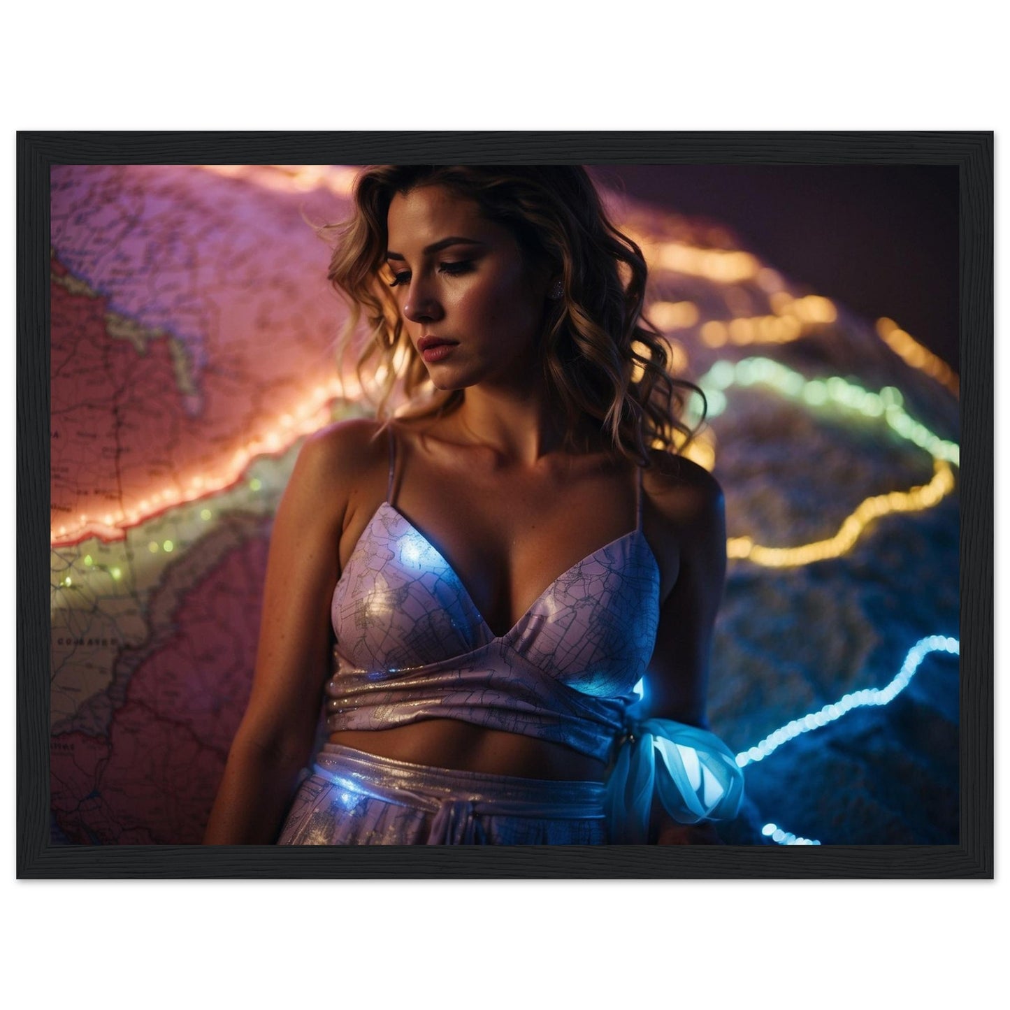 Premium Matte Paper Wooden Framed Poster