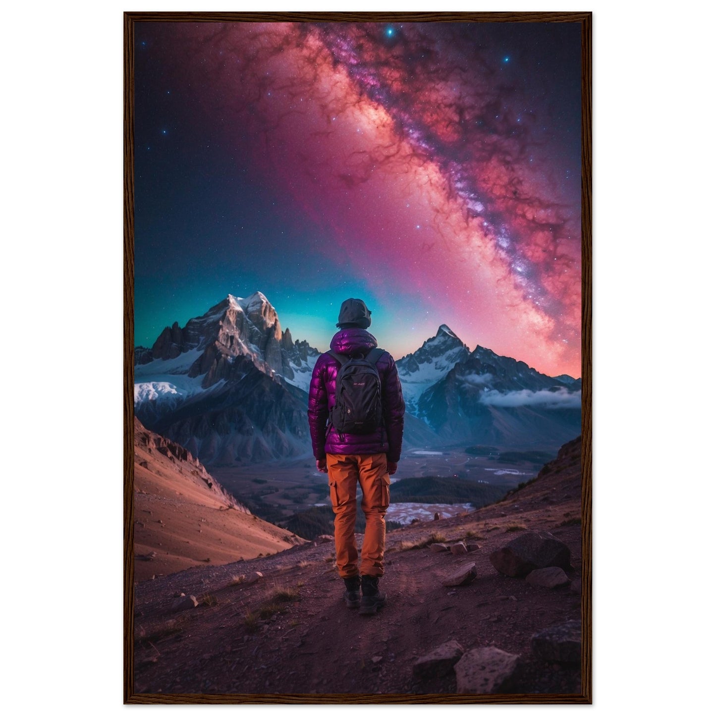 Premium Matte Paper Wooden Framed Poster