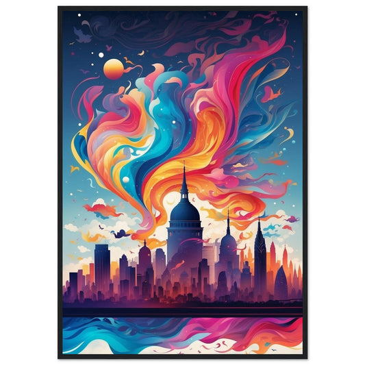 Premium Matte Paper Wooden Framed Poster