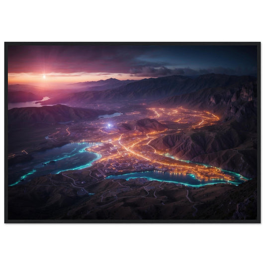 Premium Matte Paper Wooden Framed Poster