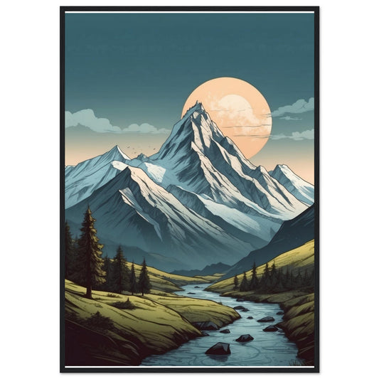 Premium Matte Paper Wooden Framed Poster