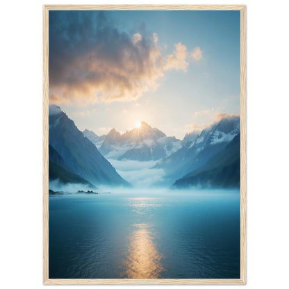 Premium Matte Paper Wooden Framed Poster