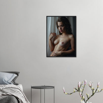 Premium Matte Paper Wooden Framed Poster