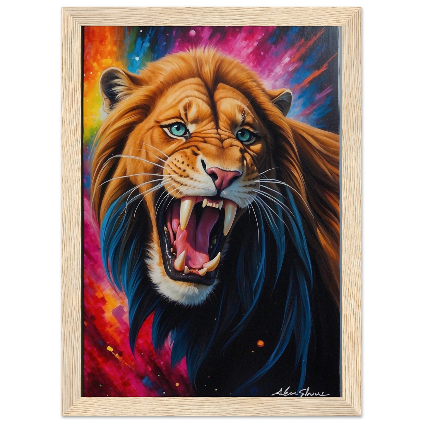 Premium Matte Paper Wooden Framed Poster
