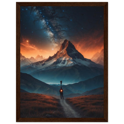 Premium Matte Paper Wooden Framed Poster