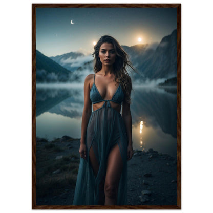 Premium Matte Paper Wooden Framed Poster