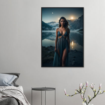 Premium Matte Paper Wooden Framed Poster