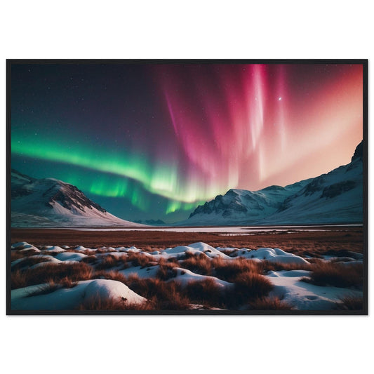 Premium Matte Paper Wooden Framed Poster