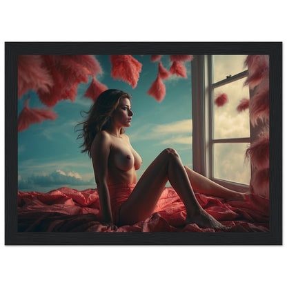 Premium Matte Paper Wooden Framed Poster