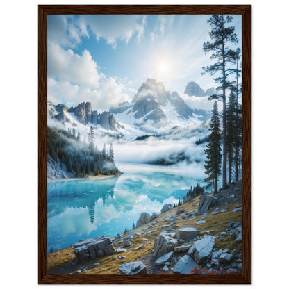 Premium Matte Paper Wooden Framed Poster