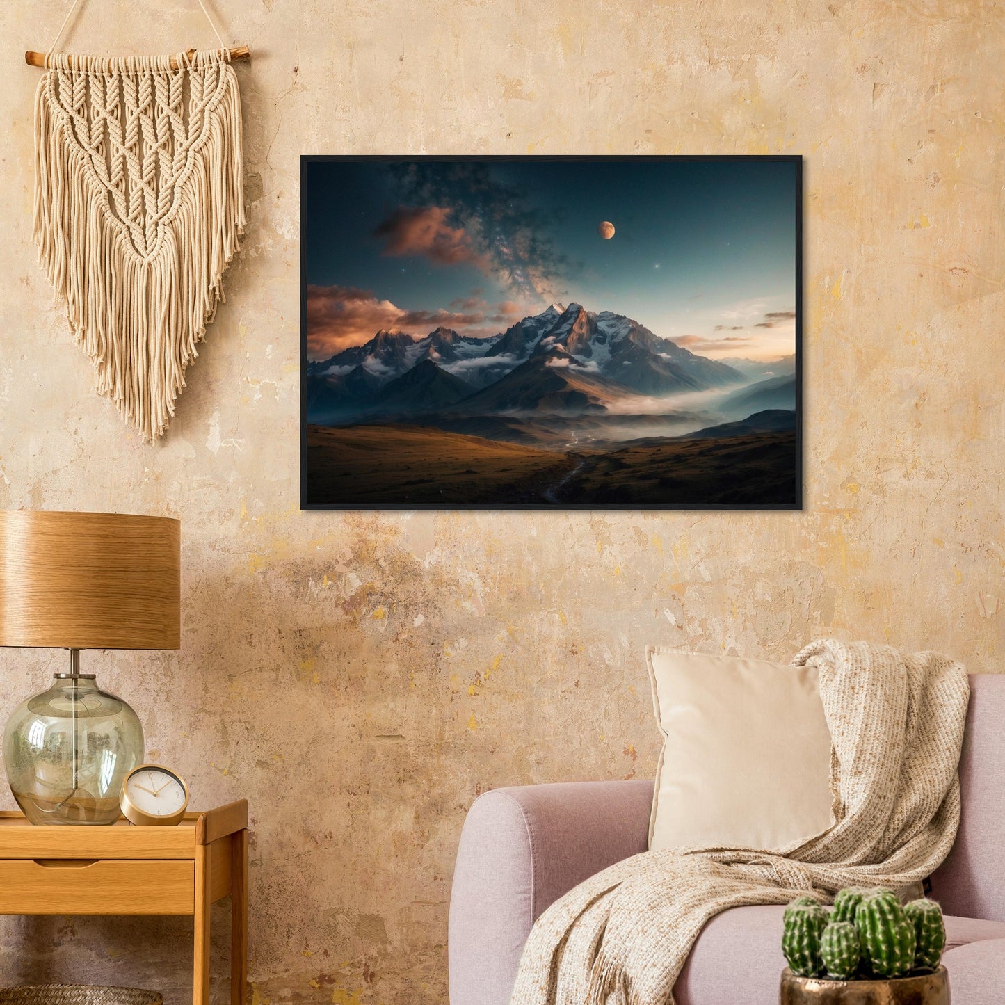 Premium Matte Paper Wooden Framed Poster