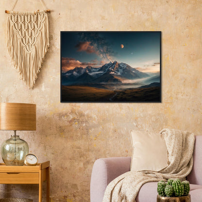 Premium Matte Paper Wooden Framed Poster