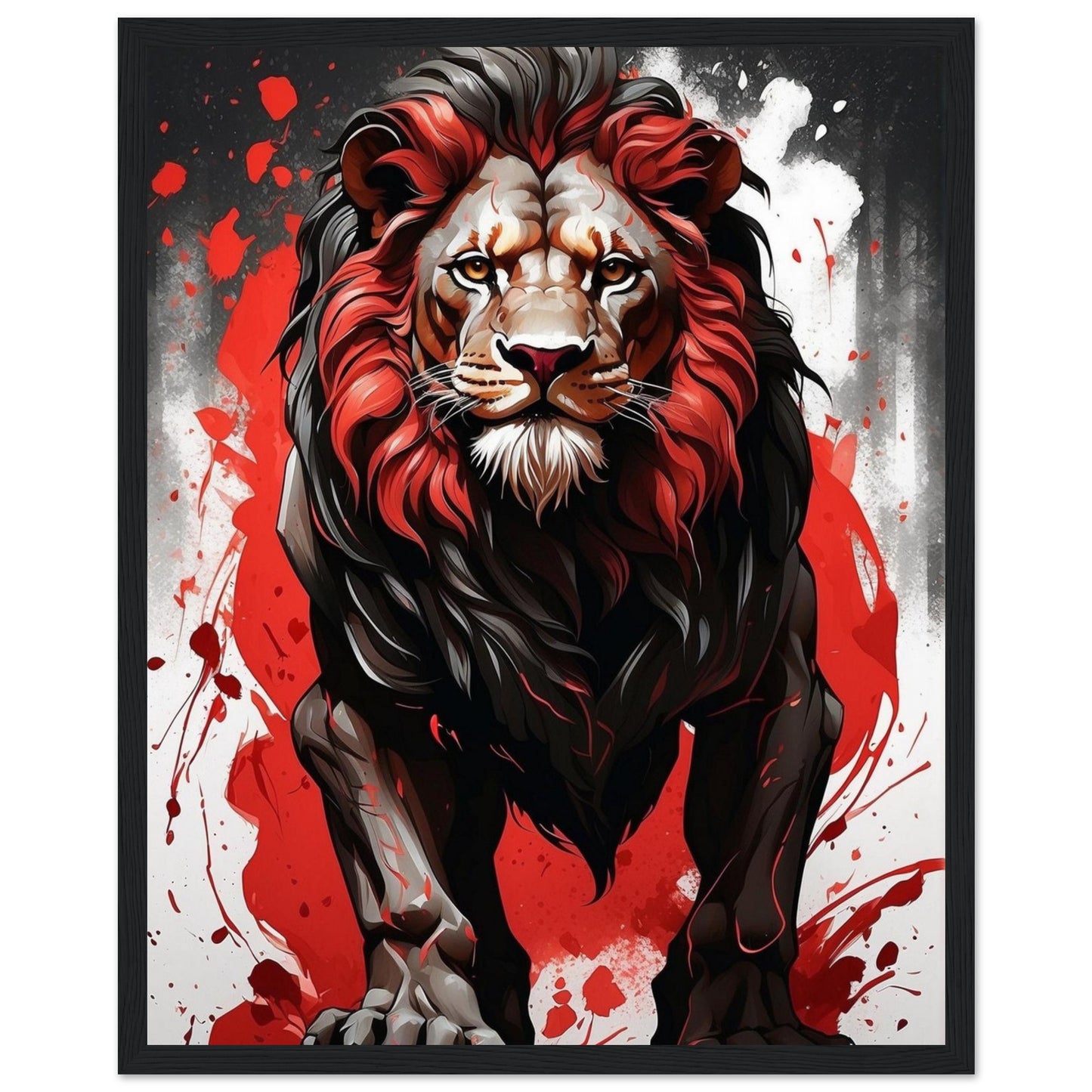 Premium Matte Paper Wooden Framed Poster