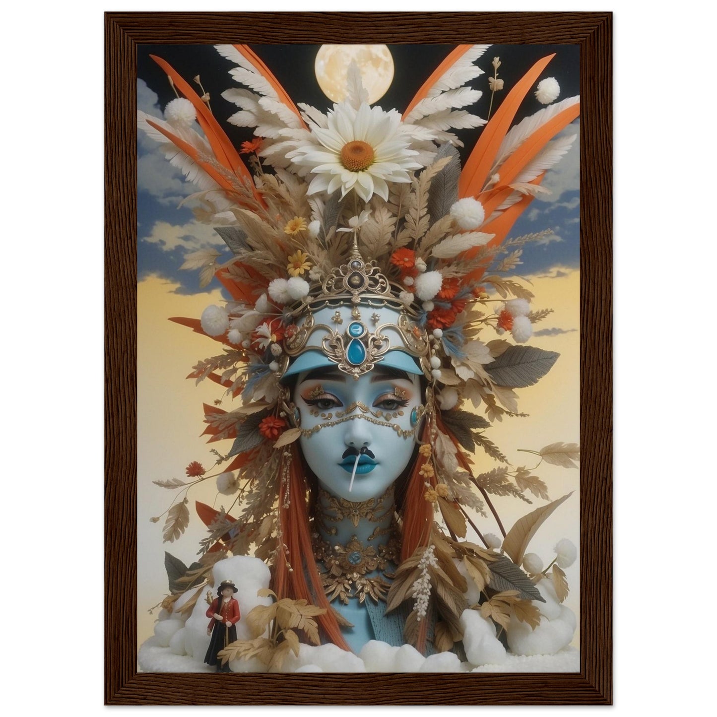 Premium Matte Paper Wooden Framed Poster