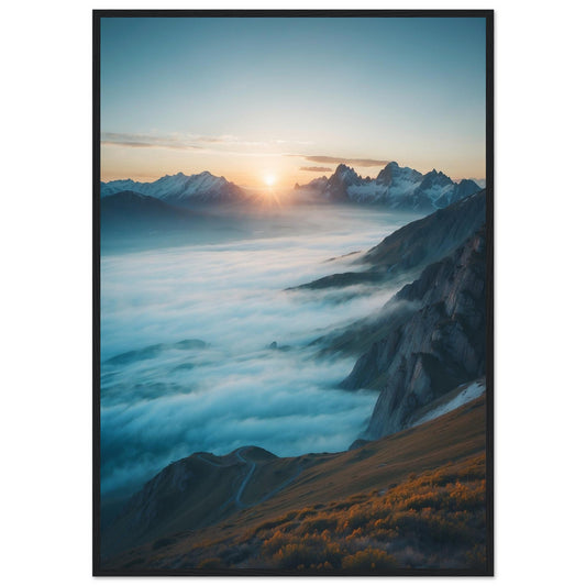 Premium Matte Paper Wooden Framed Poster
